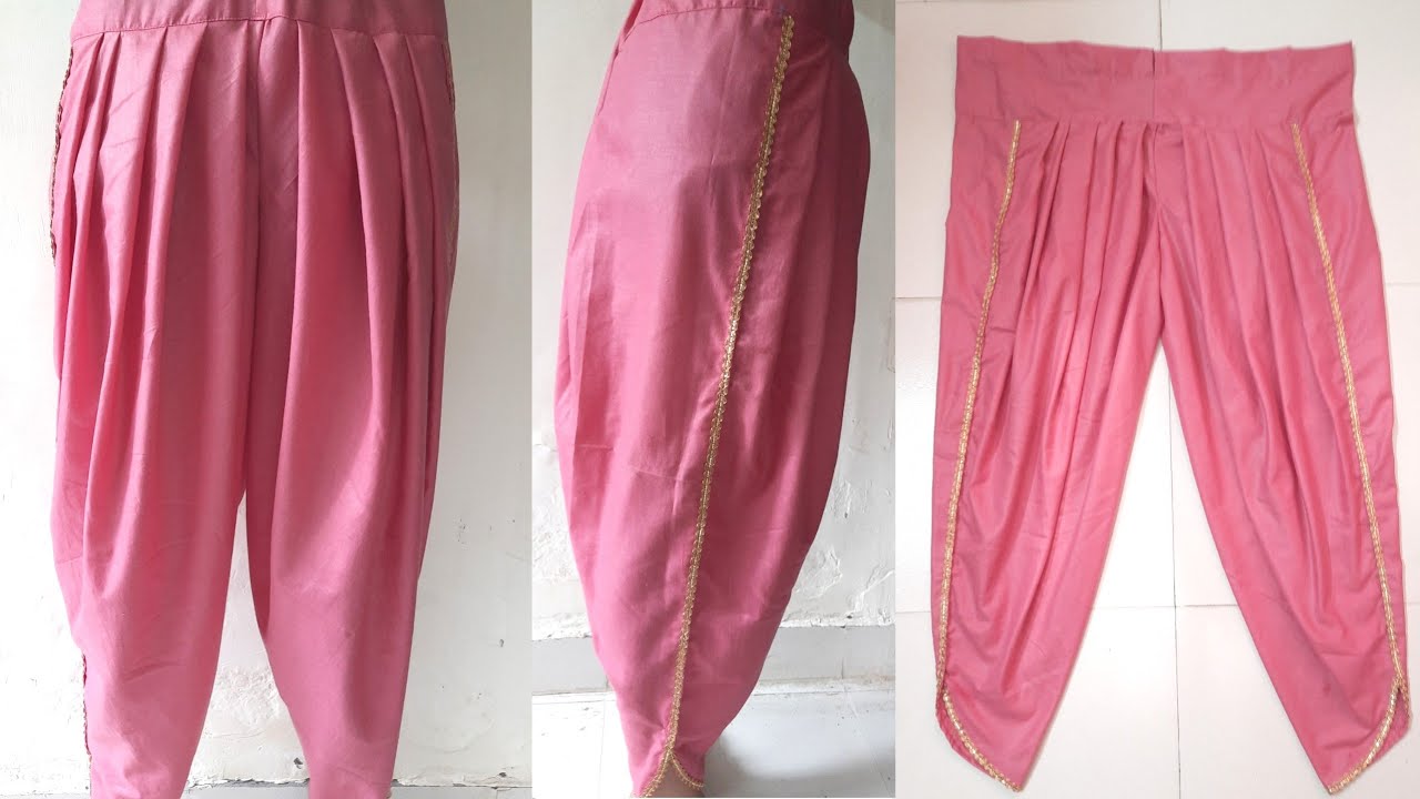 Tulip salwar cutting and stitching. For 12 to 13 year girls. | Tulip salwar |