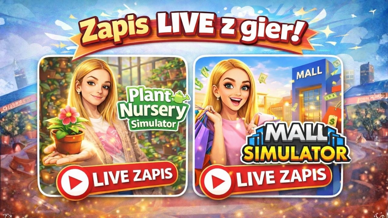 ZAPIS LIVE 🪴PLANT NURSERY SIMULATOR🪴 i MALL SIMULATOR