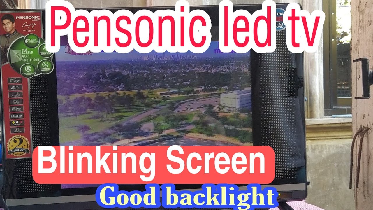 Pensonic led tv kumukurap ang screen | led tv blinking screen how to repair