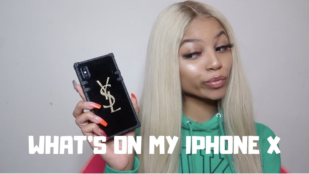 WHAT'S ON MY IPHONE X