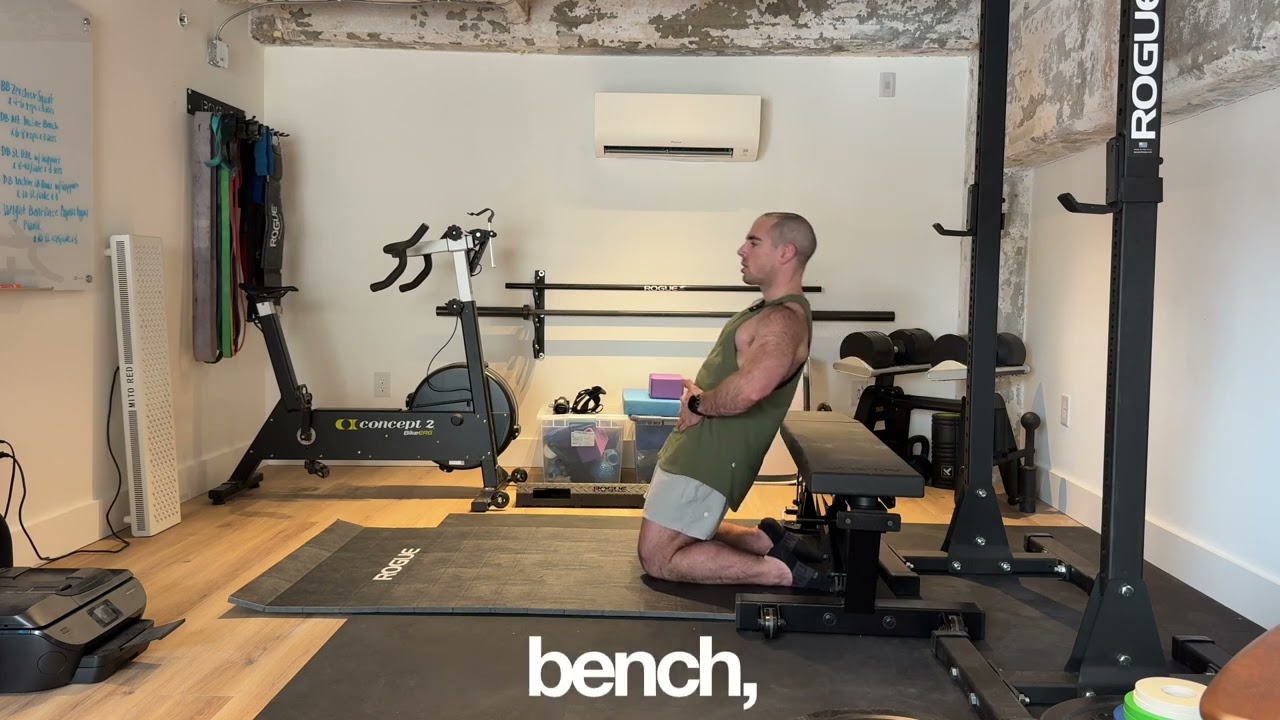 Bench Assisted Reverse Nordic Curl