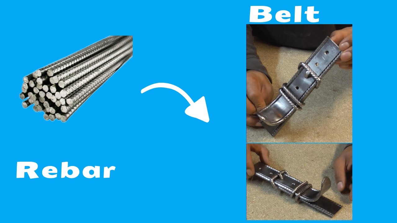 Make Rebar Art / Industrial Belt Style Hanger