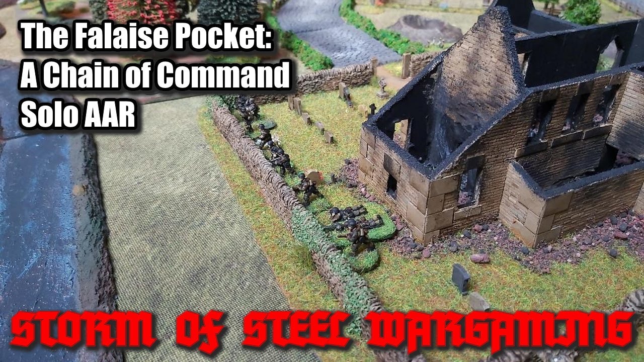 The Falaise Pocket: A Chain of Command Solo AAR | Storm of Steel Wargaming