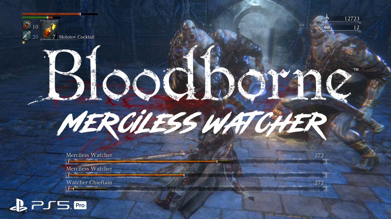 Bloodborne PS5 Pro - Merciless Watcher - Chalice Dungeon - Boss Fight
