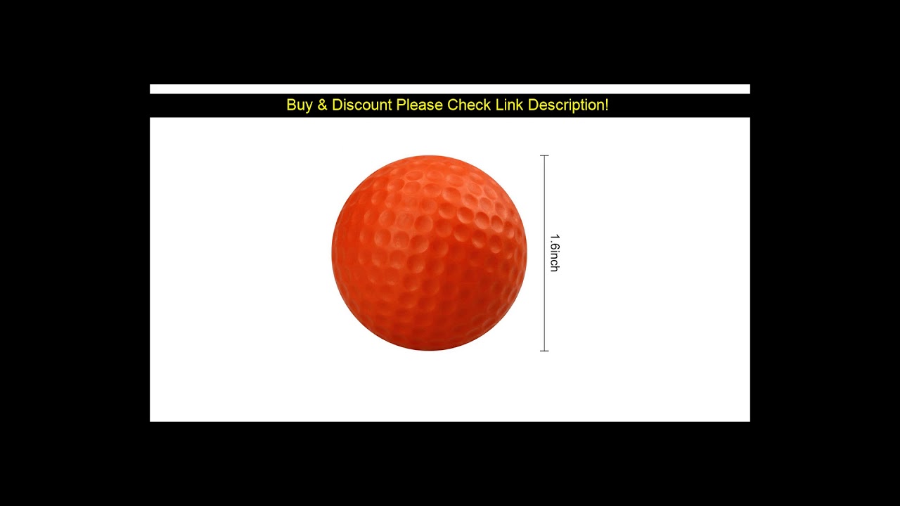 Review 12/24pcs Crestgolf Practice Foam Golf Balls[] Golf Foam Sponge Soft Elastic Practice Indoor