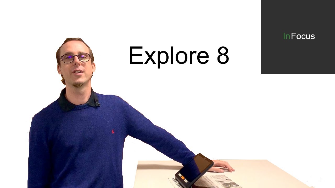 Humanware's Explore 8 Handheld Low Vision Electronic Magnifier - A Demonstration