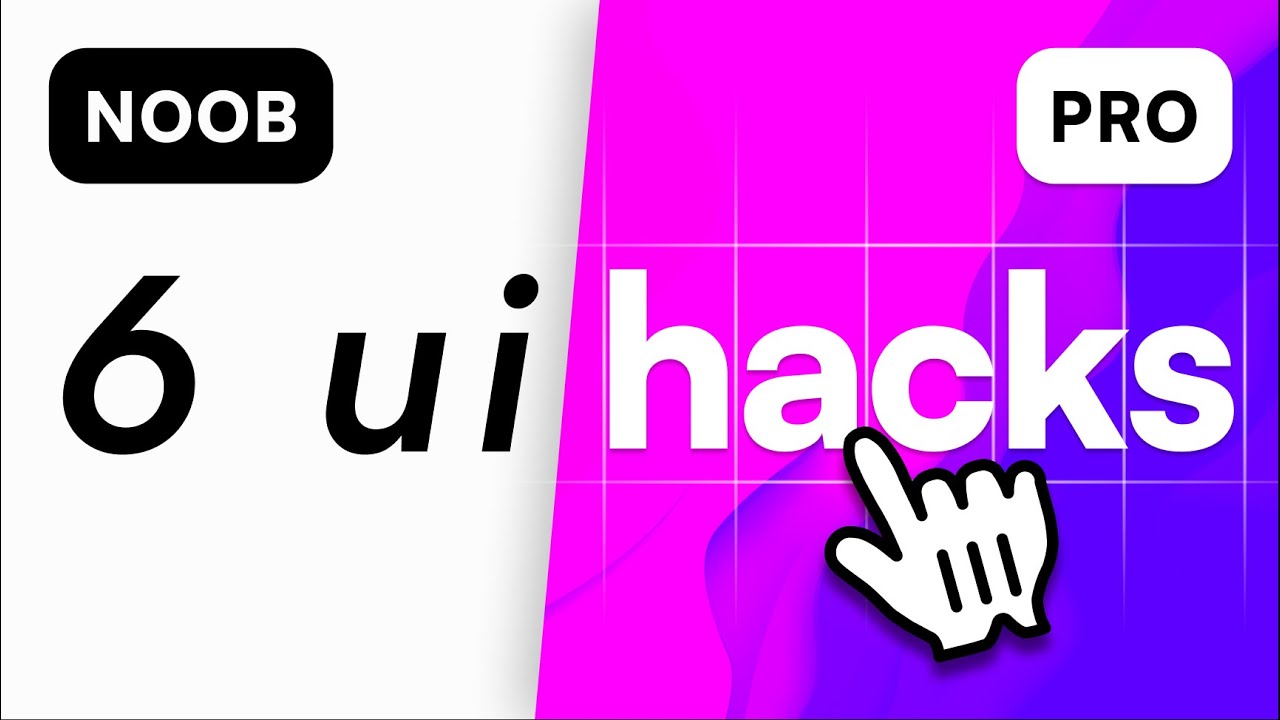 6 UI-хаков, которые я хотел бы знать, будучи новичком