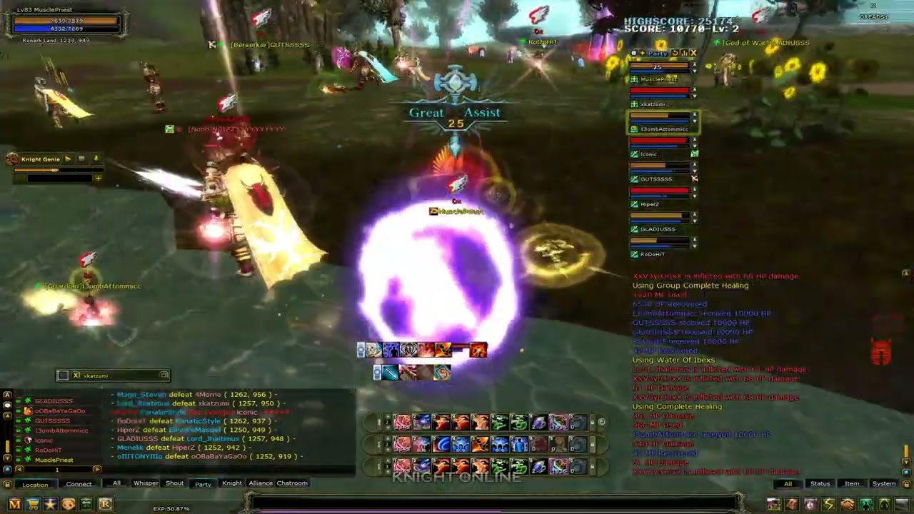 KNIGHT ONLINE OREADS - Dx Clan - lll - ECHO&PK  ‪#knightonline #knightonlinepvp ‪@OfficialNTTGame‬