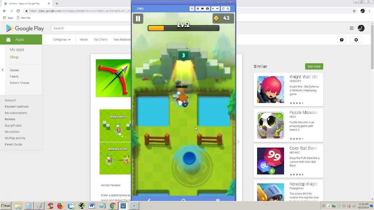 Archero ANDROID APP GAME Review and Tutorial