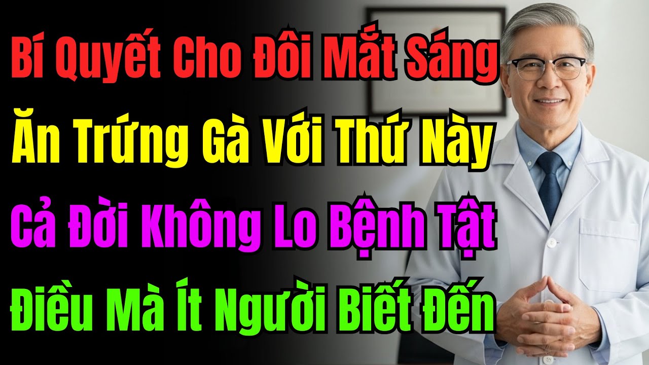 Cứu Tinh Cho ĐÔI MẮT SÁNG NGỜI Là Đây! Trứng Gà Và 2 