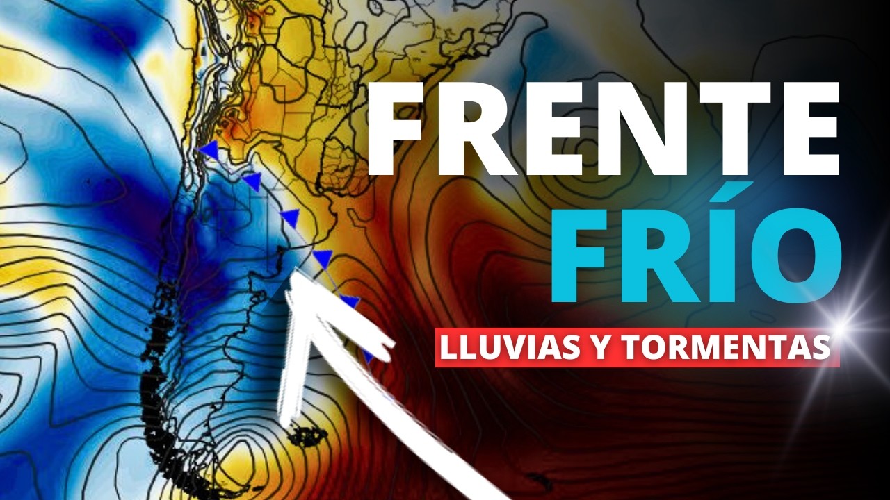 Informe: Se desplaza un Frente Frío... Alerta por Tormentas ⚠️