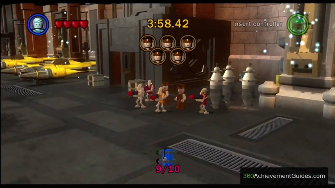 LEGO Star Wars: TCS - Blue Minikit Guide - Episode I: Retake Theed Palace (Challenge Mode)