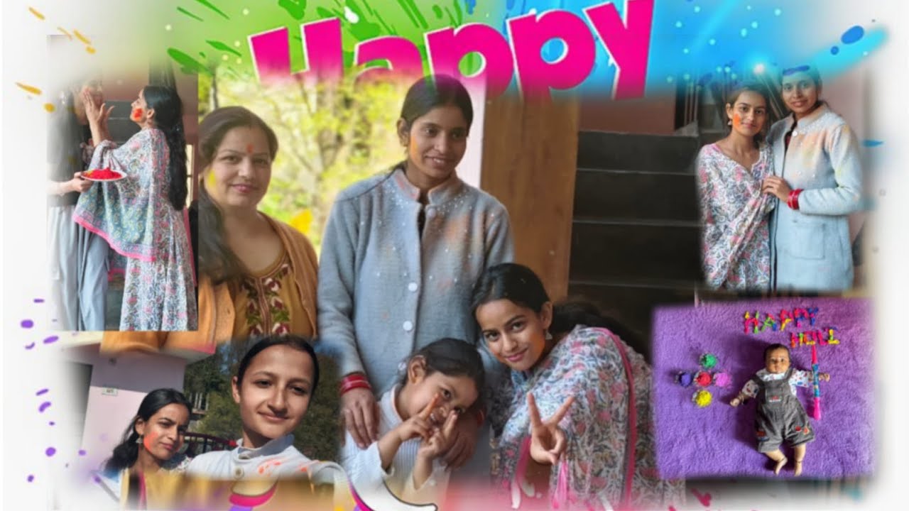 Bivaan ki First Holi ❤️🌈/Holi pe kiya bhut maza🌸