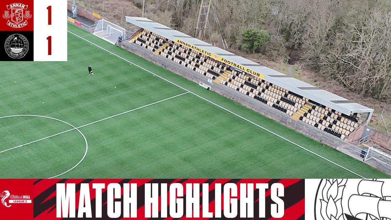 Darren Hynes rescues a point! | ANNAN ATHLETIC 1-1 CLYDE | HIGHLIGHTS | 31 JAN 26