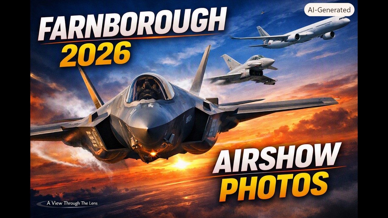 Farnborough Airshow 2026: Stunning Aircraft Flyovers F‑35A, Typhoon, A350‑1000, Chinook Demo & More