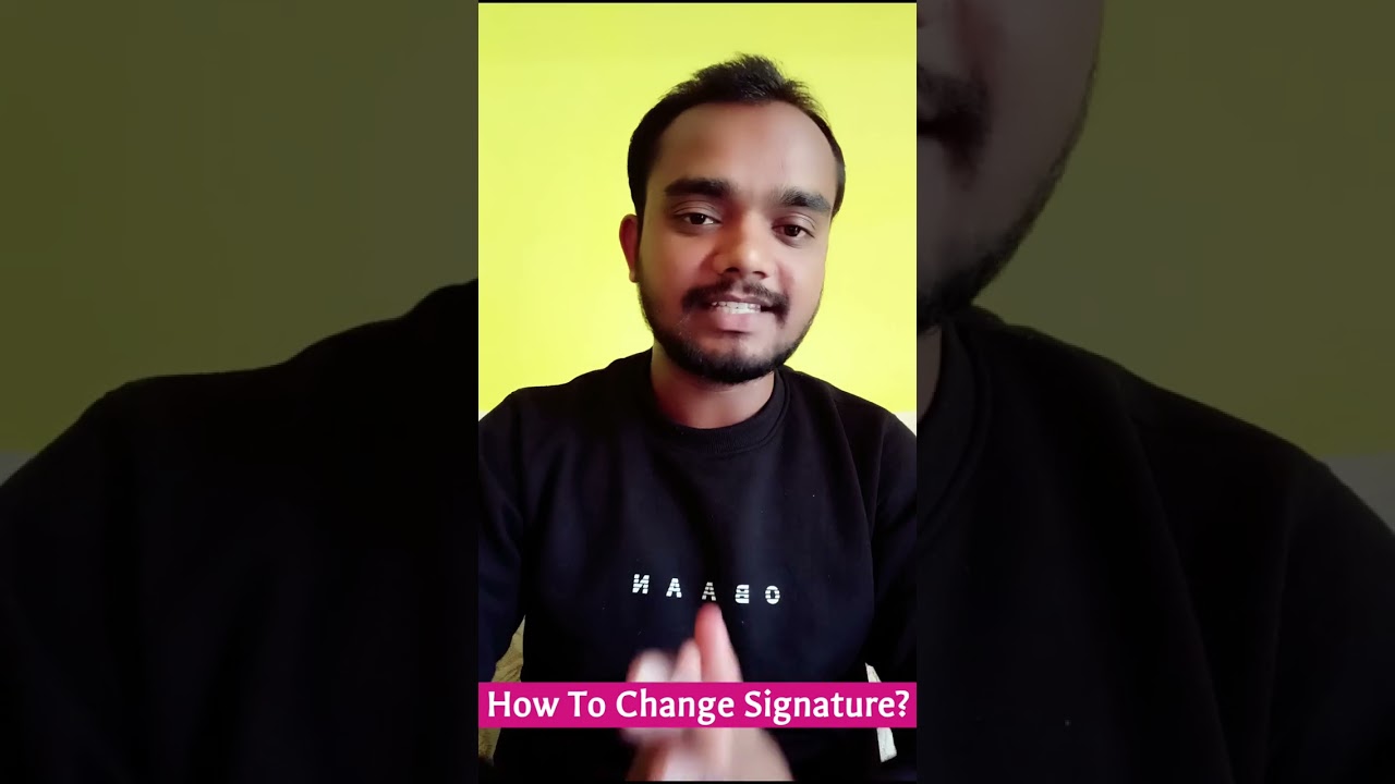 how to change signature in bank and documents -  apne sign kaise badle | #shorts #techrevenue