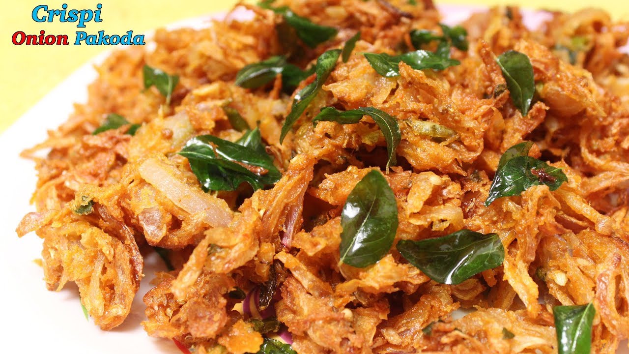 Onion Pakoda Recipe In Telugu || స్వీట్ షాపుల్లో కరకరలాడే ఉల్లిపాయ పకోడీ రూచిగా ఎలా చేస్తారో చూడండి