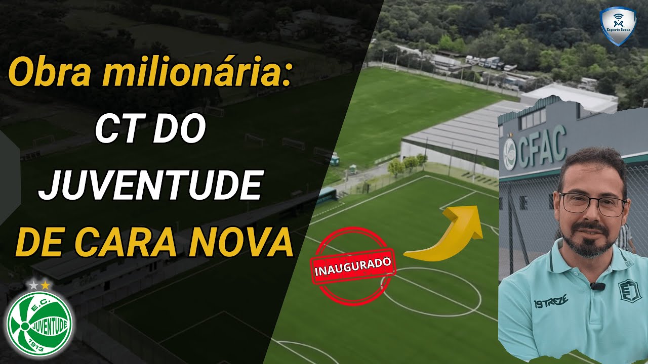 Veja como ficou o CT do JUVENTUDE ap&oacute;s mais uma etapa de obras inauguradas