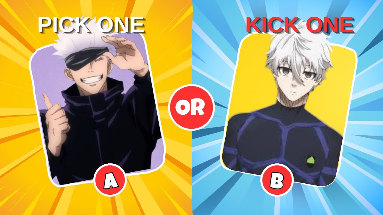 PICK ONE ✅ , KICK ONE ❌ [Anime Boys] 🔥 | ANIME QUIZ ✏️