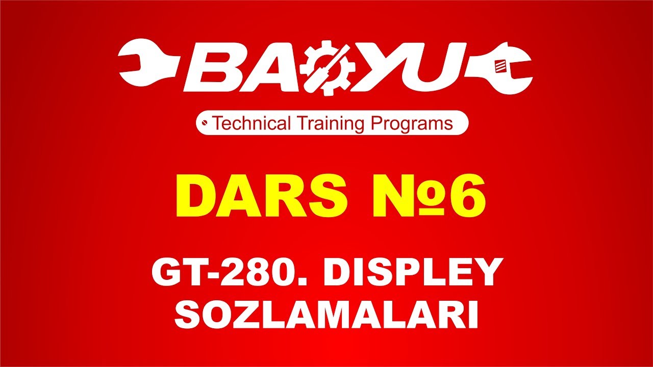 🔴DARS №6★BAOYU GT-280: TIKUV MASHINASINING DISPLEY SOZLAMALARI BATAFSIL JARAYON★DISPLEY NASTROYKA