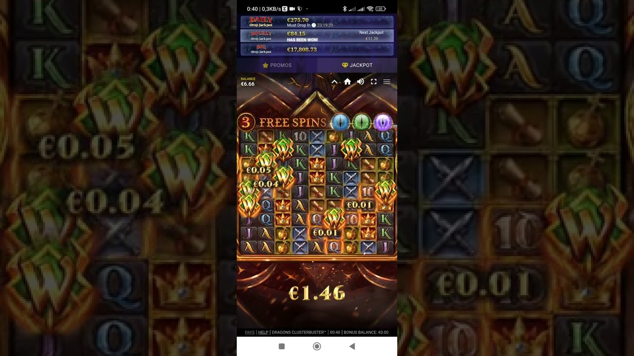 mobile slot ( Dragons cluster buster)