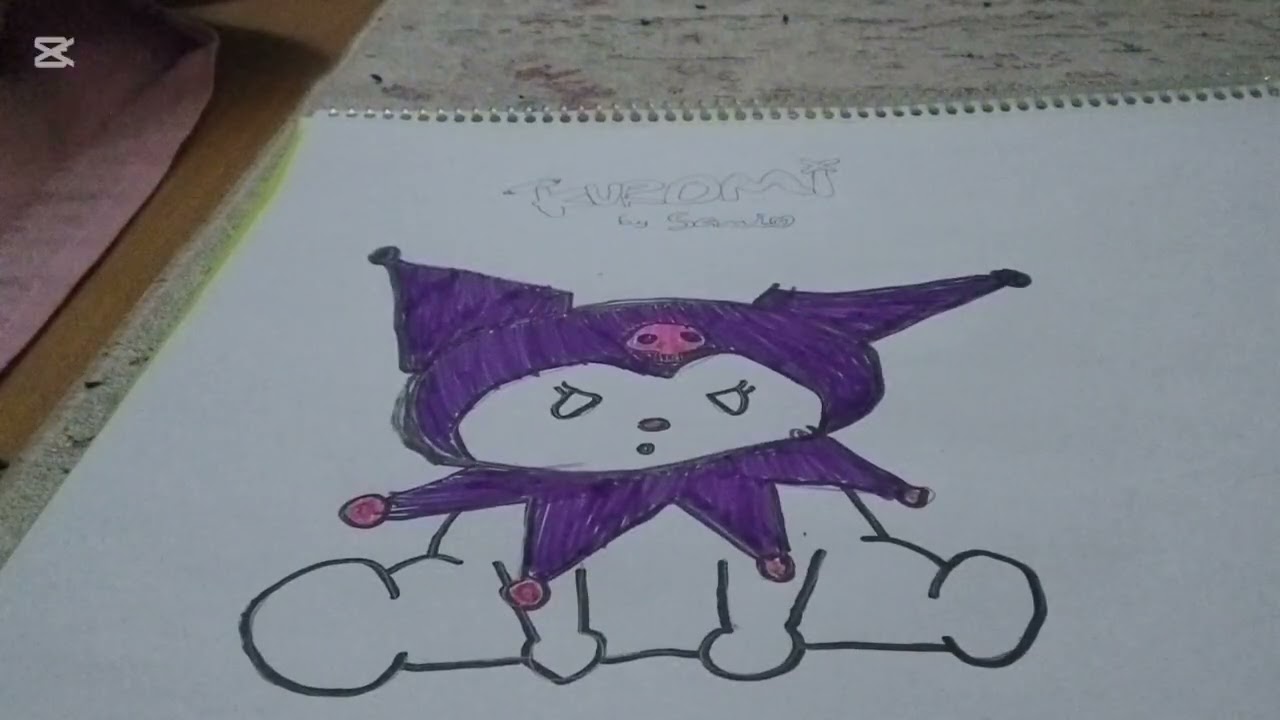Kuromi ve My Melodi boyama 💜🩷