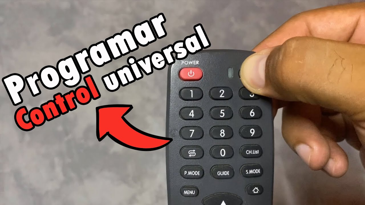 Cómo CONFIGURAR un CONTROL universal en tu TV