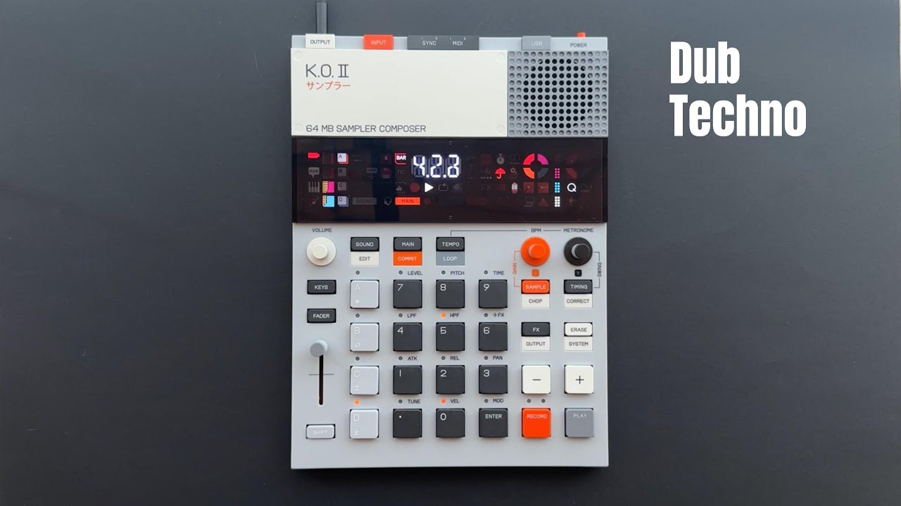 Dub Techno with Teenage Engineering EP-133 K.O. II 9