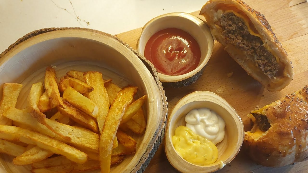 Kapalı Hamburger Tarifi  🍔🥤