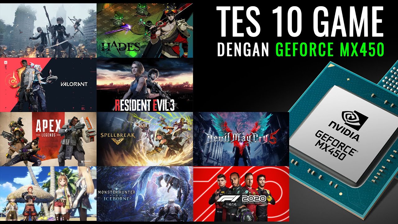 Gaming Review: GeForce MX450 untuk 10 Game di HP Envy 13