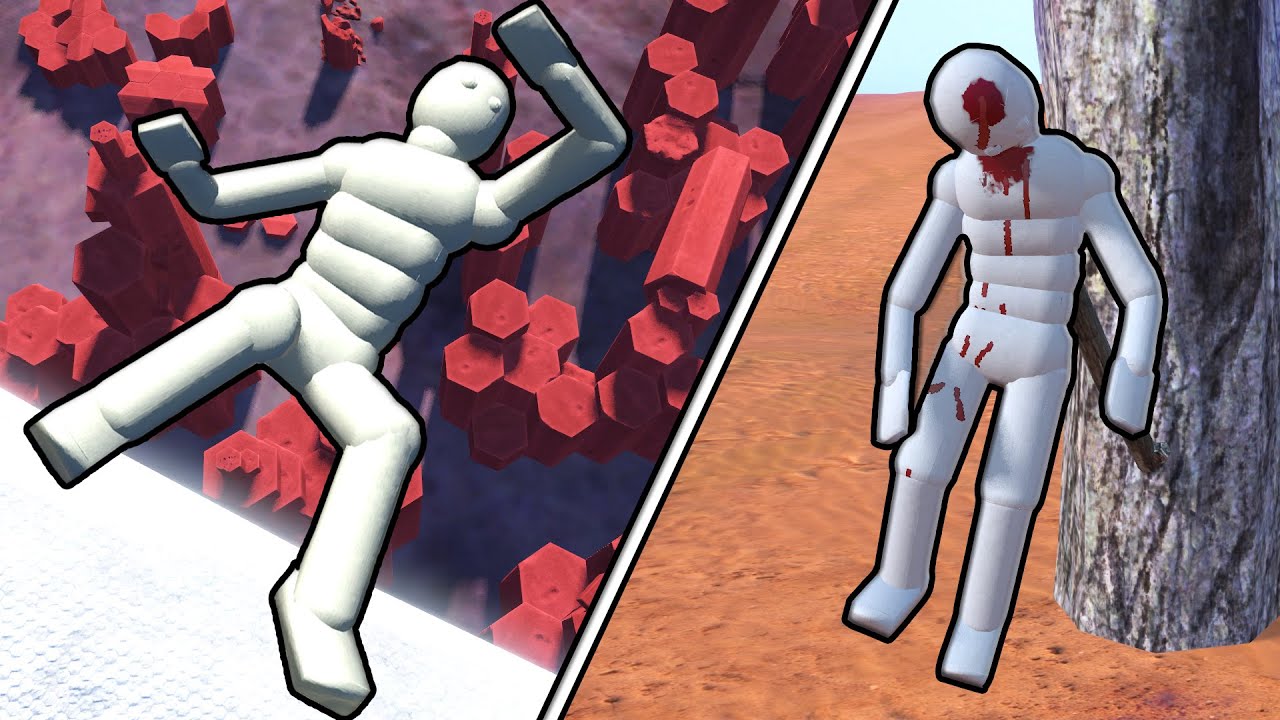 Ragdoll Physics Test with Euphoria NPCs in Overgrowth Animation
