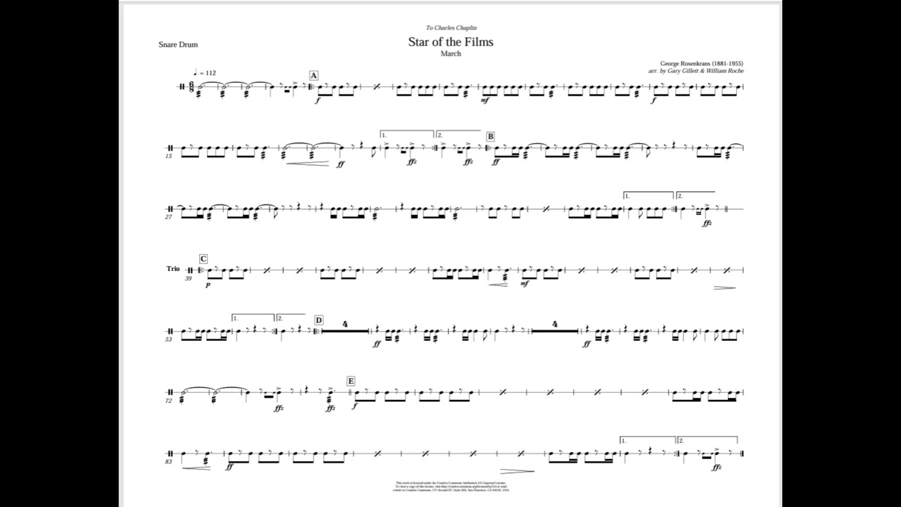 STARFILMS - SNARE DRUM