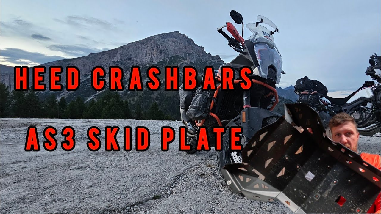 KTM 1290 SAS | HEED crashbars | AS3 Performance skid plate