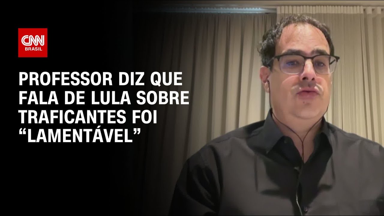 Especialista diz que fala de Lula sobre traficantes foi “lamentável” | CNN 360º
