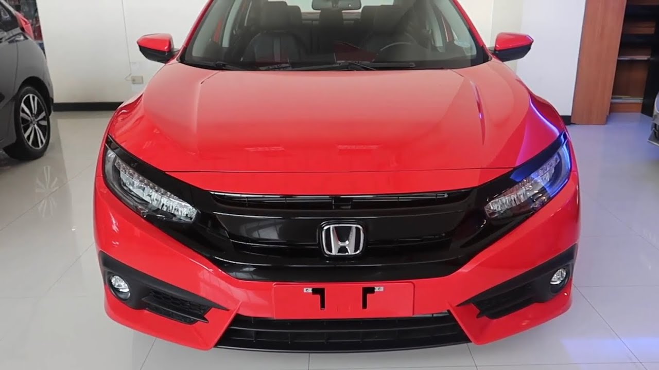 2018 HONDA CIVIC RS TURBO RED