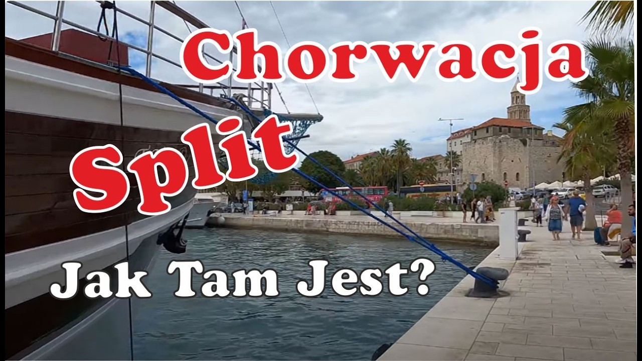 Wakacje w Chorwacji Split 😊 Jak Tam Jest? Co Zobaczyć? (Vlog 39) Chorwacja 4K
