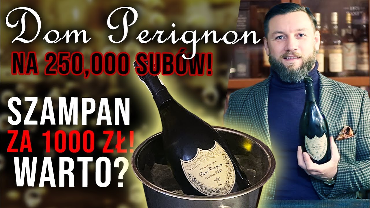 Dom P&eacute;rignon - czy warto dać 1000 zł za szampana?!? Degustuję cuv&eacute;e de prestige domu Mo&euml;t & Chandon!