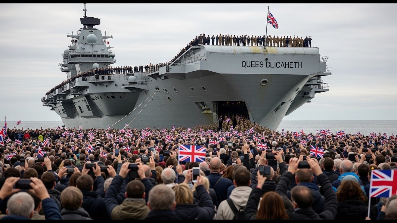 UK’s Largest Warship HMS Queen Elizabeth Departs Amid Rising Global Tensions