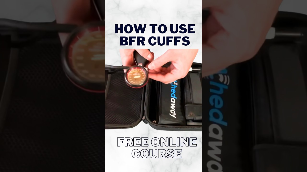 Как использовать манжеты для ограничения кровотока? #BFR #реабилитация #остеопатия #физиотерапия ...
