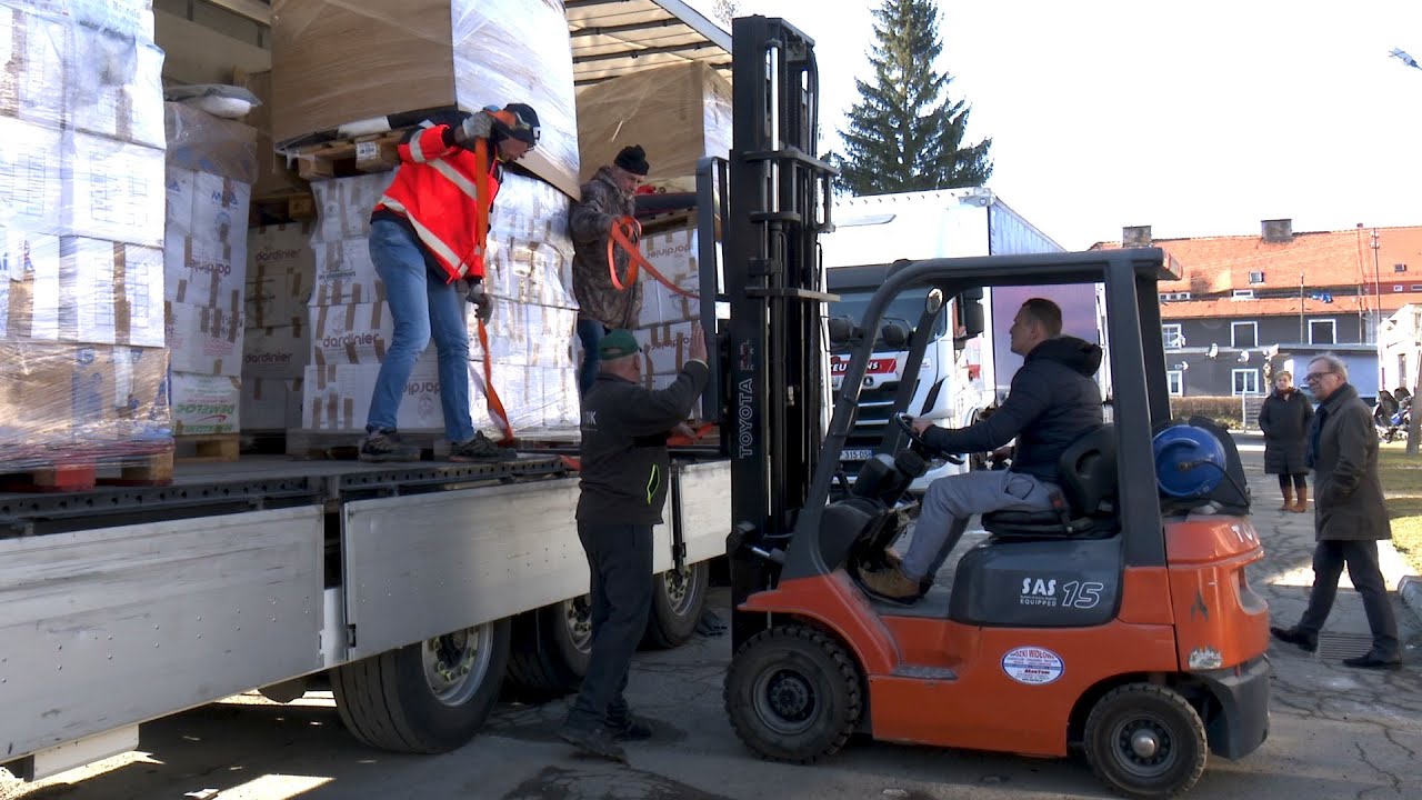DO LĄDKA DOTARŁA POMOC HUMANITARNA Z FRANCJI