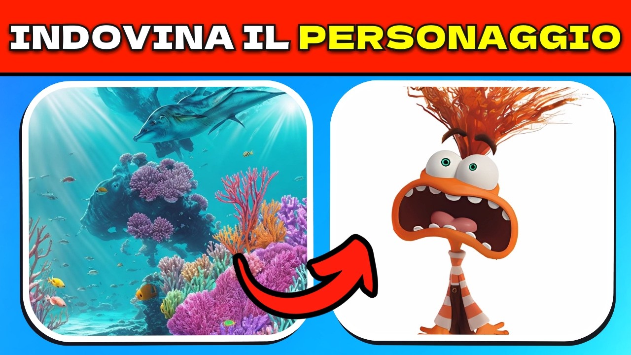 Indovina Il Personaggio di INSIDE OUT 2 dall'Illusione Ottica | Quiz Film Disney 2024