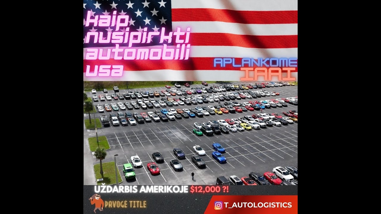 KAIP nupirkti automobili is JAV? PIGUS Auto aukcione. Pardaviau GLS. Pavoge TITLE.