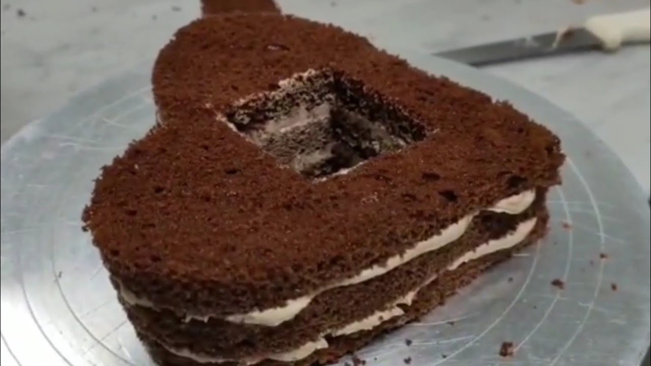 Surprise Cake With Gold Ring Inside #How To Hide A Gift Inside A cake
