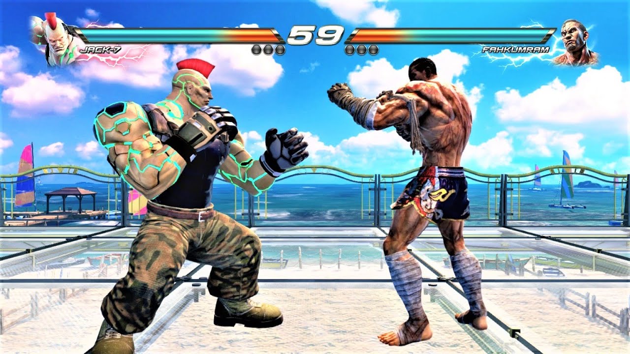Jack-7 vs Fahkumram (Hardest AI) - Tekken 7 Arcade