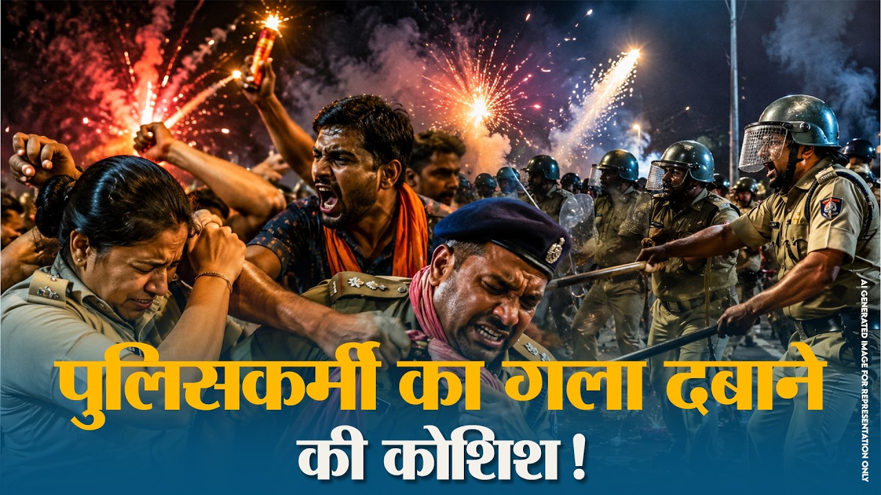 आतिशबाजी रोकने गई Muzaffarpur Police पर हमला! महिला अफसर से बदसलूकी का आरोप