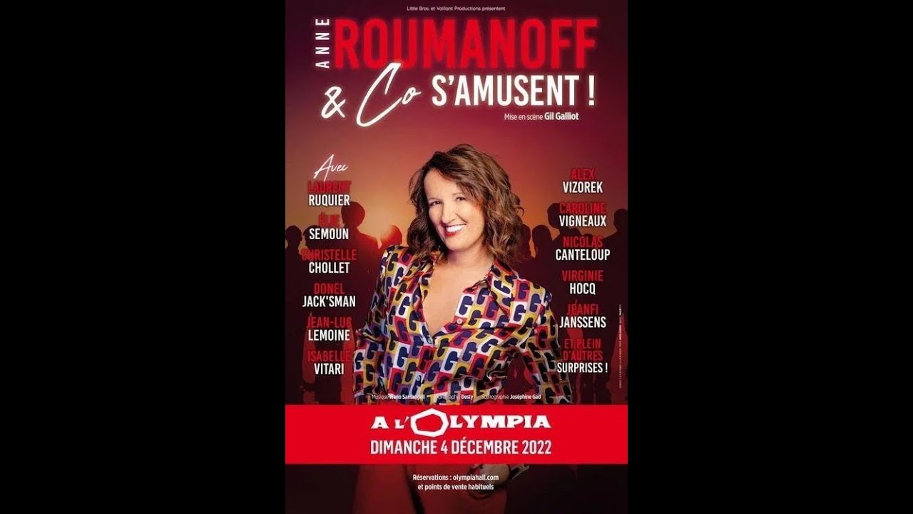 Spectacle Anne Roumanoff & co s'amusent FRENCH