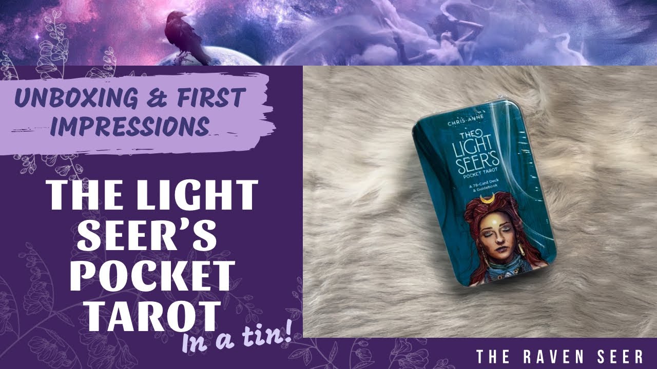 UNBOXING: THE LIGHT SEER'S POCKET TAROT in a tin!!!