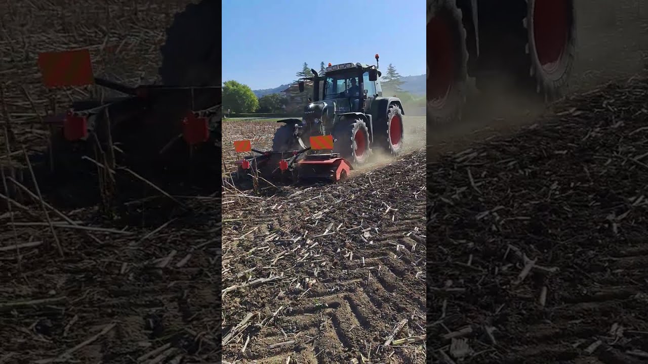 GESTIONE POST GIRASOLE CON RULLO GREEN CUTTER E RIPPER BREAKER SD 7
