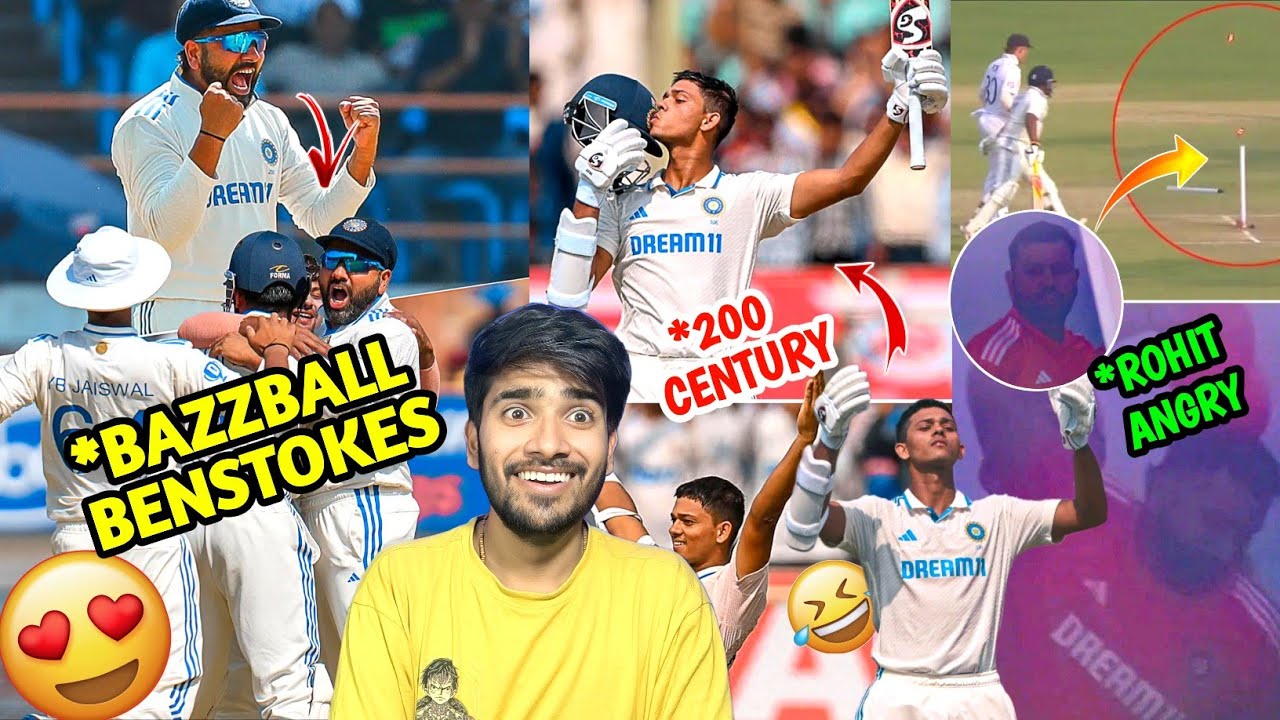 BAZZBALL KI MKC🤣 JAISWALL 200 | IND VS ENG TEST 2024