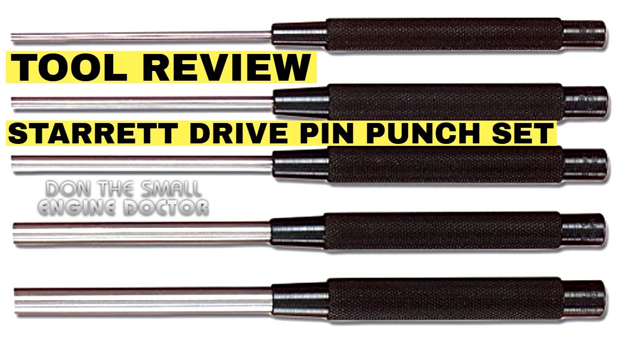 TOOL REVIEW - Starrett Drive Pin Punch Set A "Must Have"